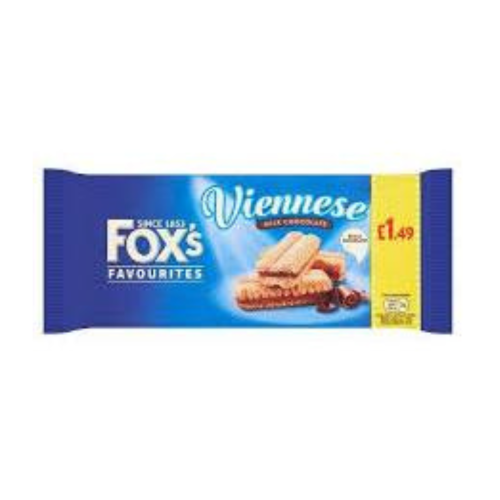 FOX`S MILK CHOCOLATE BISCUIT 120 G - Image 1