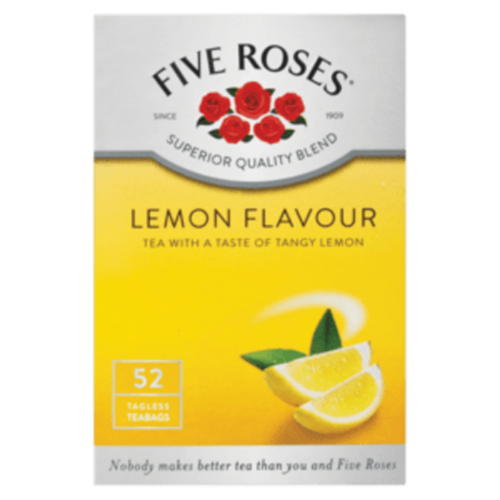 FIVE ROSES LEMON FLAVOURED 20 TEA BAGS - Image 1