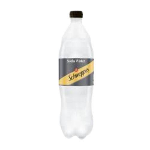 SCHWEPPES SODA WATER 1L - Image 1