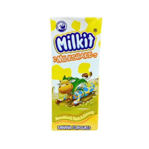 MILKIT MILKSHAKE BANANA FLAVOUR 250ML - Image 1