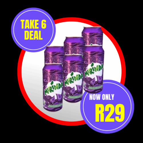 MIRINDA FRUITY FLAVOUR MIRINDA FRUITY FLAVOUR 440ML TAKE 6 DEAL - Image 1