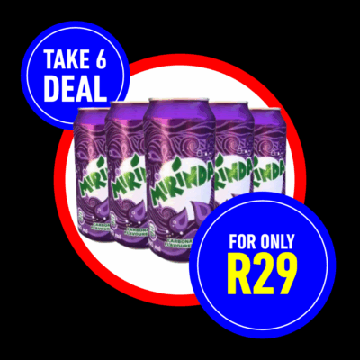 MIRINDA FRUITY FLAVOUR 440ML TAKE 6 DEAL