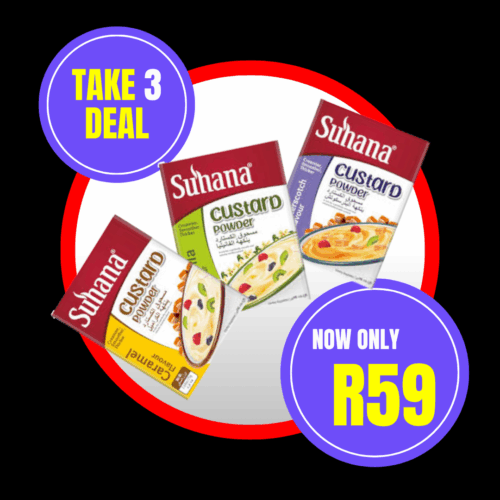 SUHANA CUSTARD SUHANA CUSTARD POWDER TAKE 3 DEAL - Image 1
