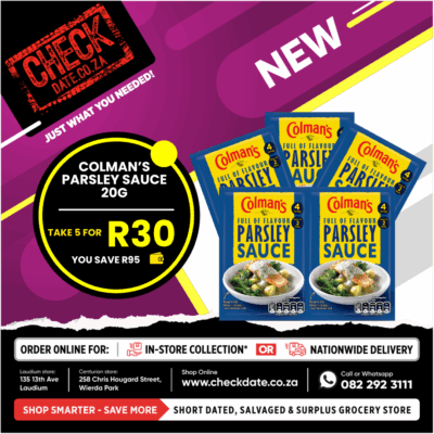 COLMAN`S PARSLEY SAUCE TAKE 5 DEAL