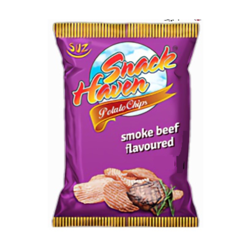 SNACK HAVEN SMOKED BEEF CHIPS 125G - Image 1