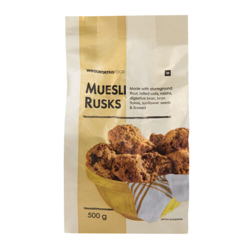 W MUESLI RUSKS 500G - Image 1