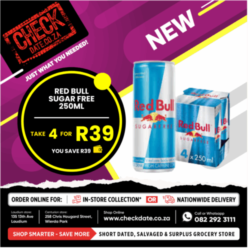 RED BULL SUGAR FREE TAKE 4 DEAL - Image 1