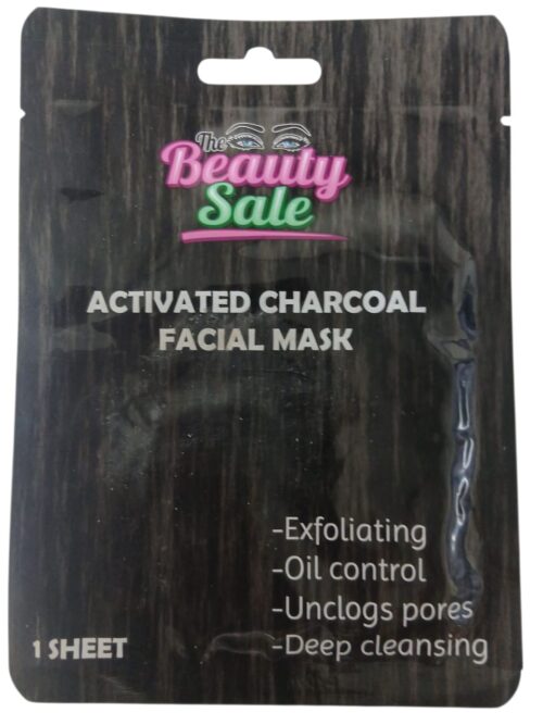 ACTIVATED CHARCOAL MASK 1 SHEET - Image 1