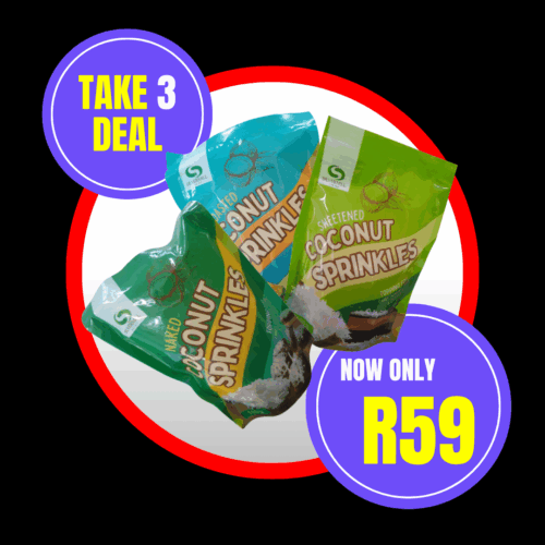COCONUT SILVERMILL COCONUT SPRINKLES 250G TAKE 3 DEAL - Image 1