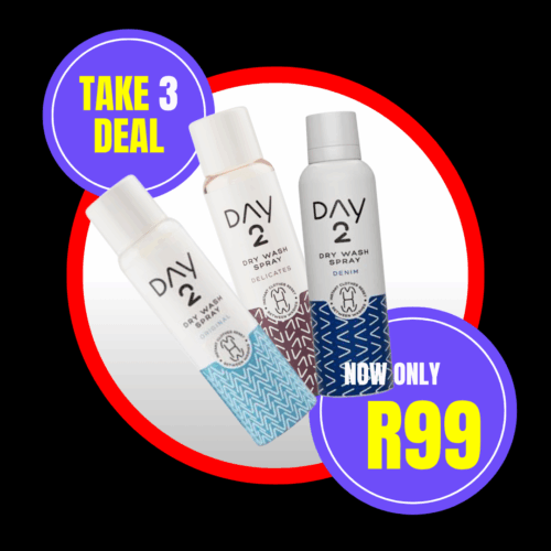 DAY 2 DRY DAY 2 DRY WASH SPRAY TAKE 3 DEAL - Image 1