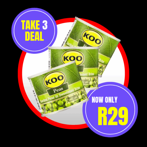 KOO PEAS TAKE 3 DEAL - Image 1