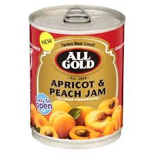allgold_apricotpeachjam ALL GOLD APRICOT & PEACH JAM 450G - Image 1