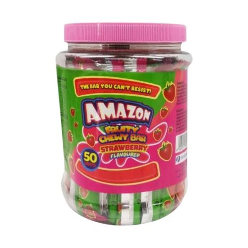 AMAZON CHEWY BAR STRAWBERRY 50 UNITS - Image 1