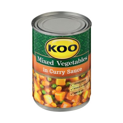 koo_mixed_veg_curry.jpeg KOO MIXED VEGETABLES IN CURRY SAUCE 420G - Image 1