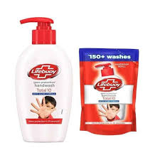 lifebuoy_combo.jpeg LIFEBUOY TOTAL 10 HANDWASH & REFILL - Image 1