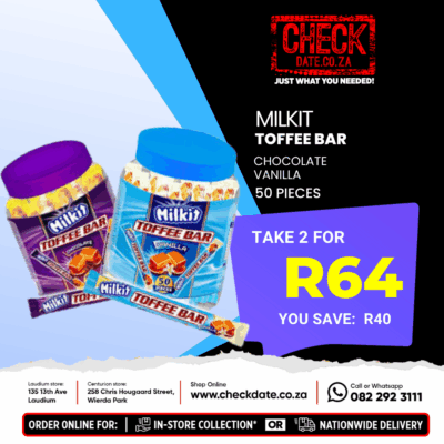 MILKIT TOFFEE BARS TUB TAKE 2 DEAL