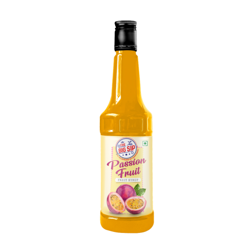BIG SIP PASSION FRUIT FRUIT SYRUP 750ML - Image 1