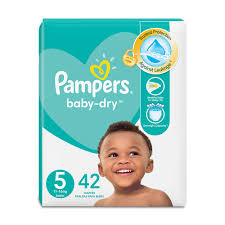 pampers_5-42.jpeg PAMPERS DIAPERS SIZE 5 42`S - Image 1