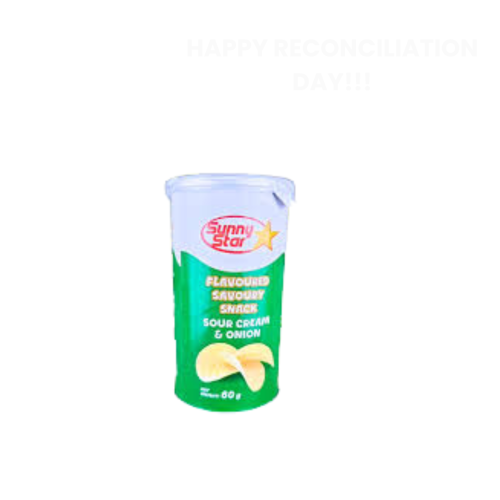 sunny_star_60g.png SUNNY STAR SOUR CREAM & ONION 60G - Image 1