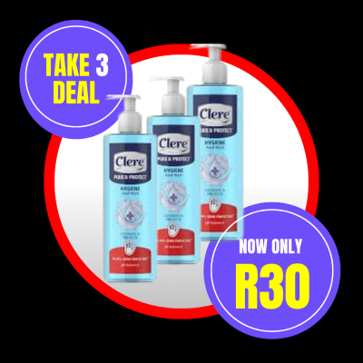 CLERE P&P HANDWASH TAKE 3 DEAL