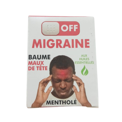 MIGRAINE BALM MENTHOLE 25ML