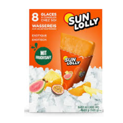 SUN LOLLY EXOTIC 8 X 60ML