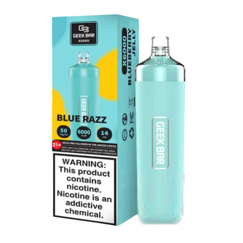 GEEK BAR BLUE RAZZ  6000 PUFFS - Image 1