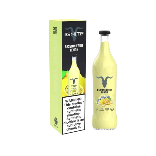 IGNITE PASSION FRUIT LEMON 2500 PUFFS - Image 1