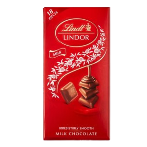LINDT LINDOR MILK 100G - Image 1