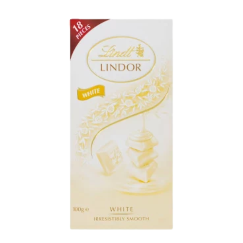 LINDT LINDOR WHITE 100G - Image 1