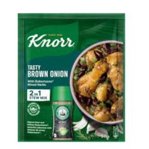 KNORR TASTY BROWN ONION 2 IN 1 STEW  50G - Image 1