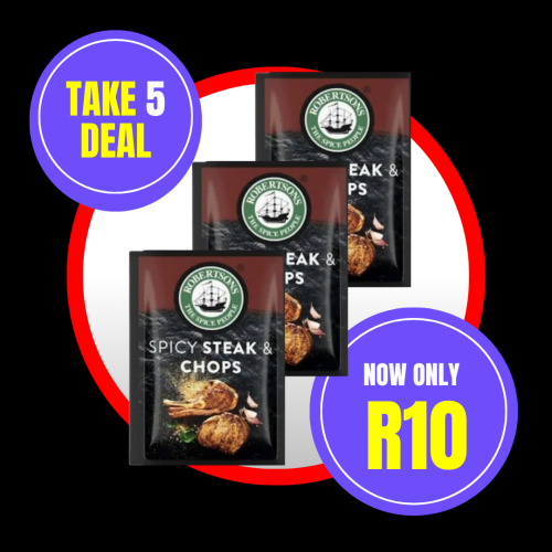ROBERTSONS SPICY STEAK AND CHOPS ROBERTSONS SPICY STEAK AND CHOPS 7G TAKE 3 - Image 1