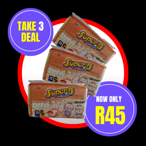SUPER-B DIAPERS TAKE 3 DEAL - Image 1