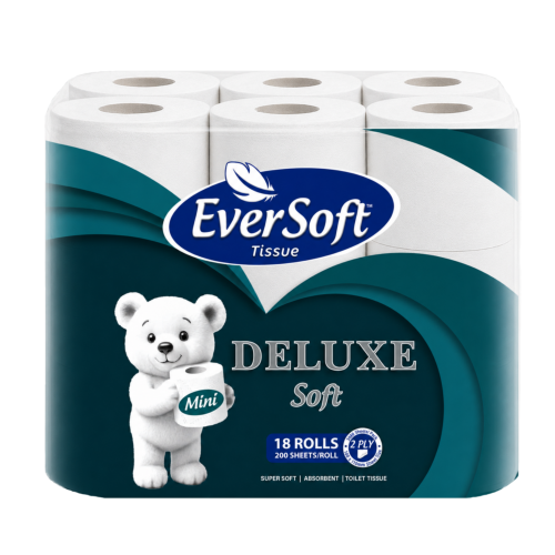 EVERSOFT DELUX  MINI 2PLY 18ROLLS 200SH - Image 1