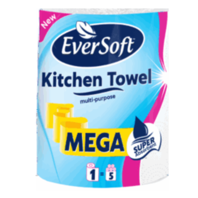 EVERSOFT KITCHEN MEGA ROLL 250SH