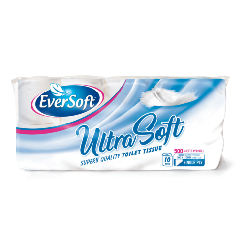 EVERSOFT ULTRA SOFT1 PLY 10 ROLL 500SH - Image 1