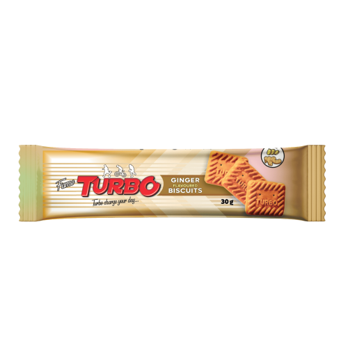 FAME TURBO GINGER FLAV BISCUITS 30G - Image 1