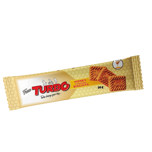 FAME TURBO HONEY FLAV BISCUITS 30G - Image 1