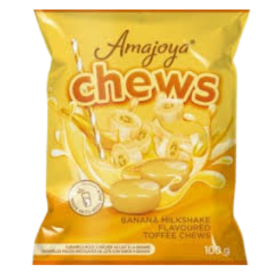AMAJOYA CHEWS BANANA MILKSHAKE 100G