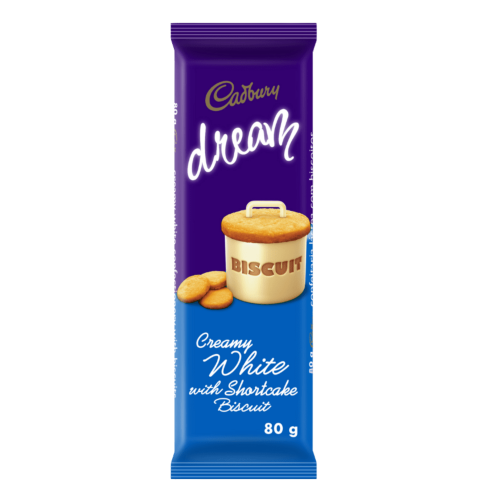 CADBURY DREAM WHITE BISCUIT 80G - Image 1