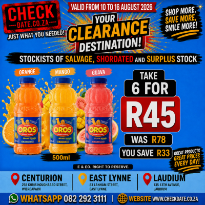 OROS 500ML TAKE 6 DEAL