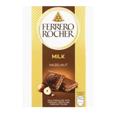 FERRERO ROCHER MILK  HAZELNUT 90G