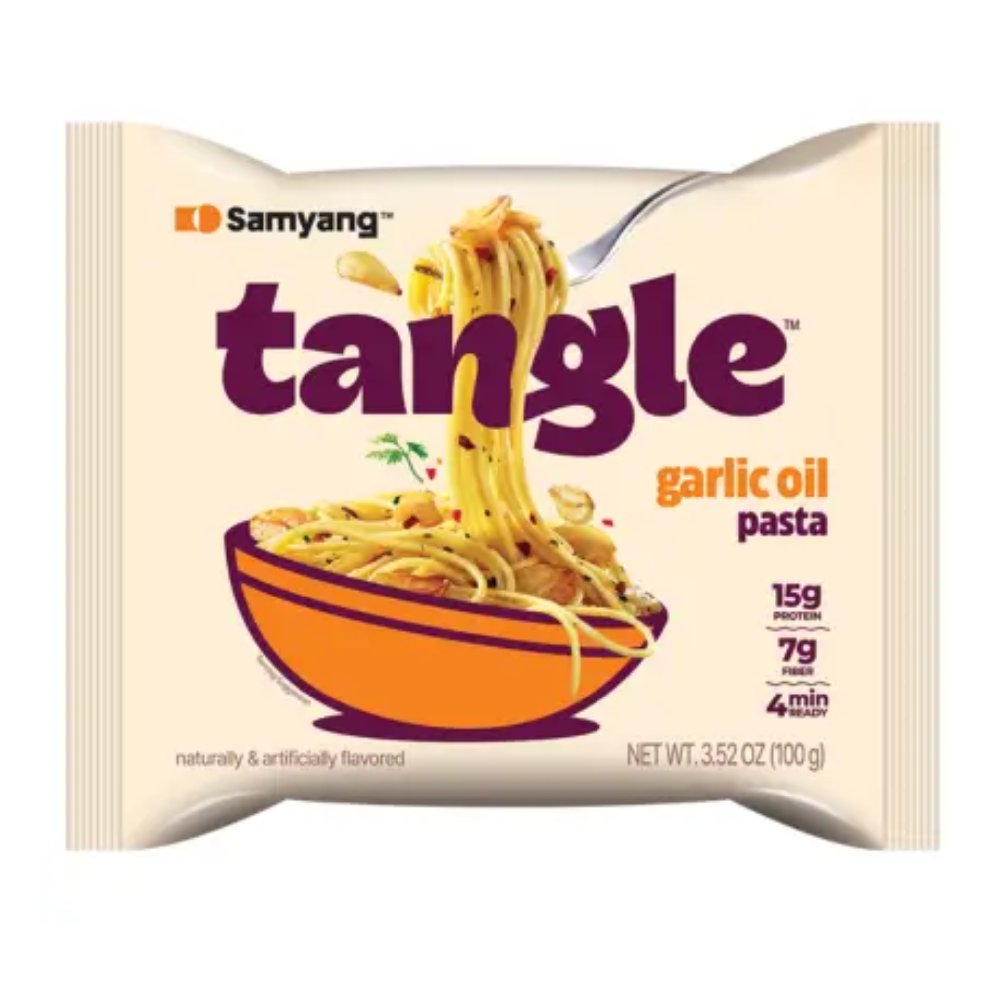 samyang tande garlic oil pasta 100g SAMYANG TANGLE GARLIC OIL PASTA 100G - Image 1