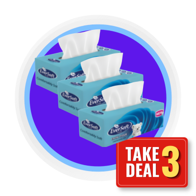 EVERSOFT TISSUES TAKE 3 FOR R50