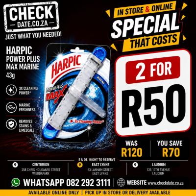 HARPIC 2 FOR R50