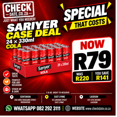 SARIYER COLA 330ML CASE DEAL
