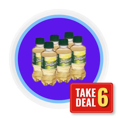 SUN BURST APPLE 200ML 6 PACK