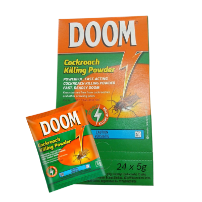 DOOM COCKROACH KILLING POWDER 24 X 5G