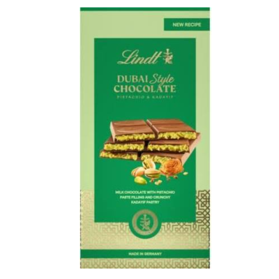 LINDT DUBAI STYLE CCHOCOLATE 145G