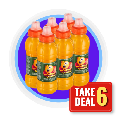 MR ORANGE ORANGE FLAV DRINK 300ML 6 PACK